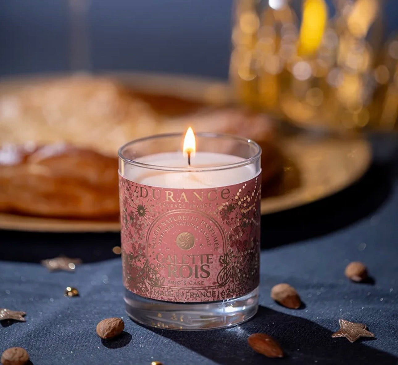 Bougie parfumée de Noël galette des rois