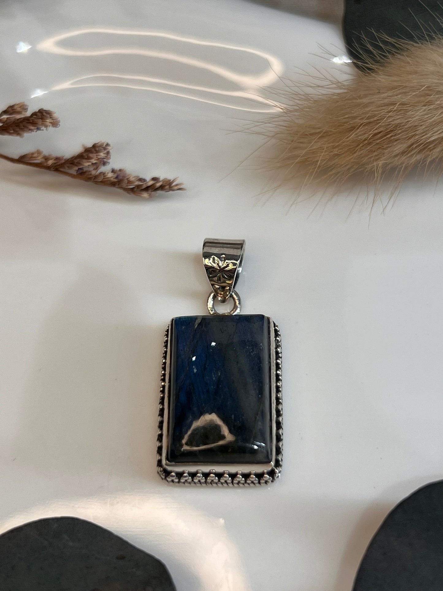 PENDENTIF LABRADORITE