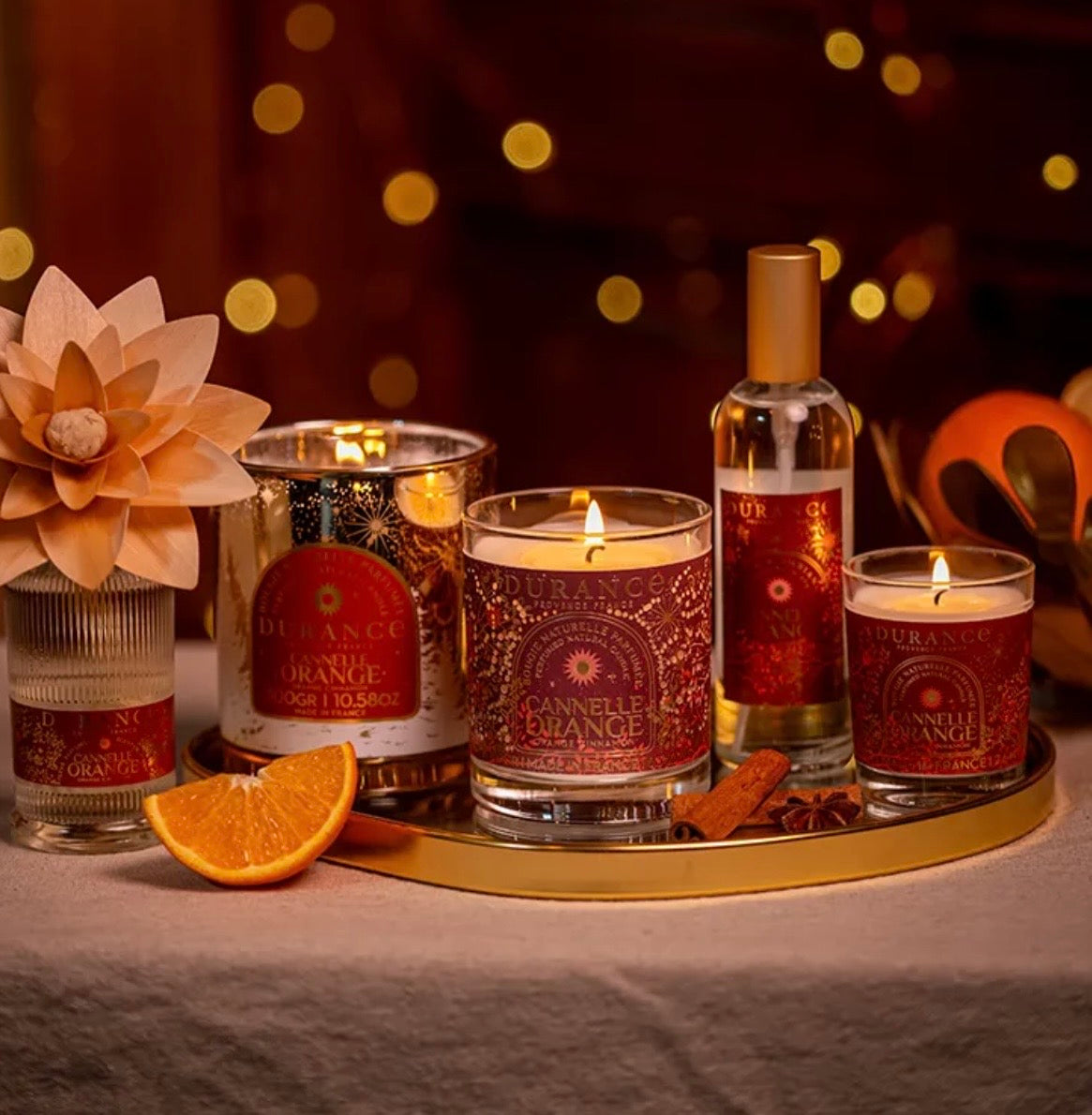 Parfum d’ambiance cannelle-orange