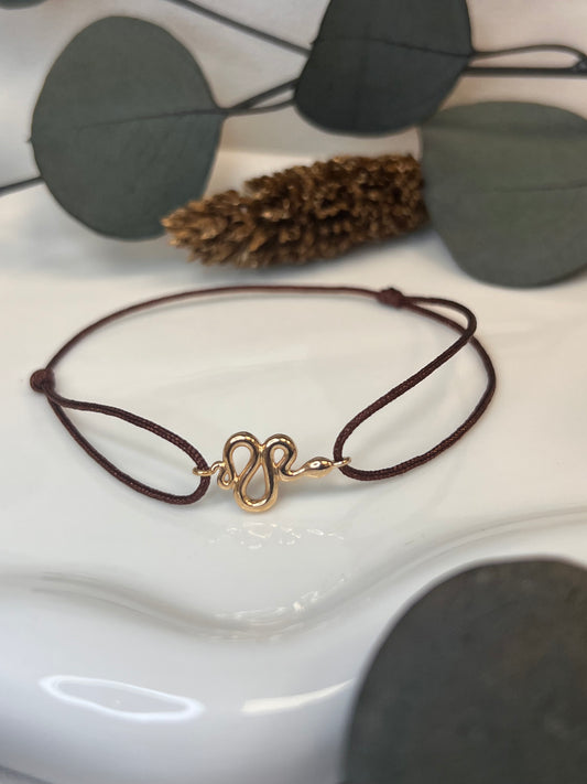 BRACELET CORDON SERPENT