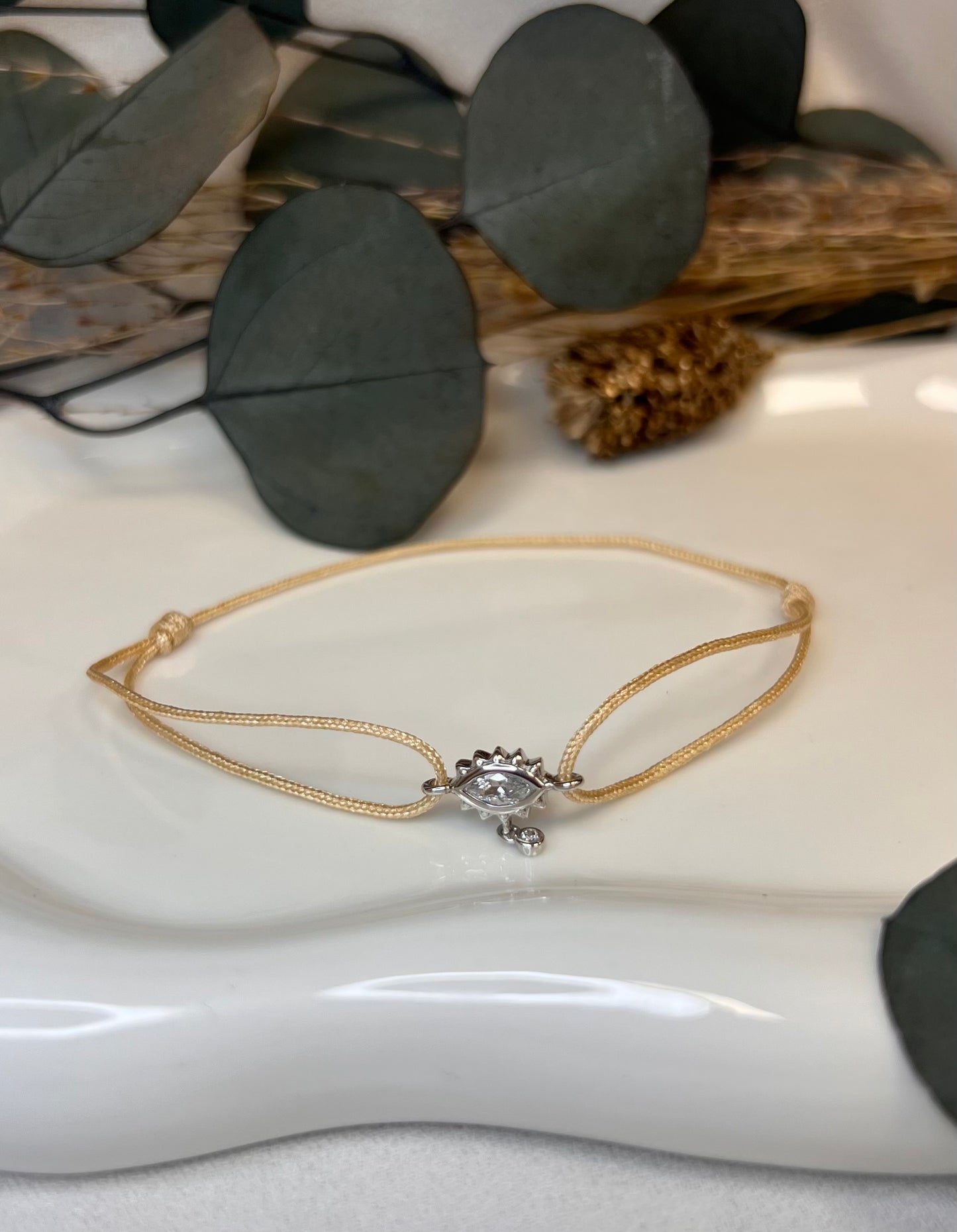 BRACELET CORDON ŒIL