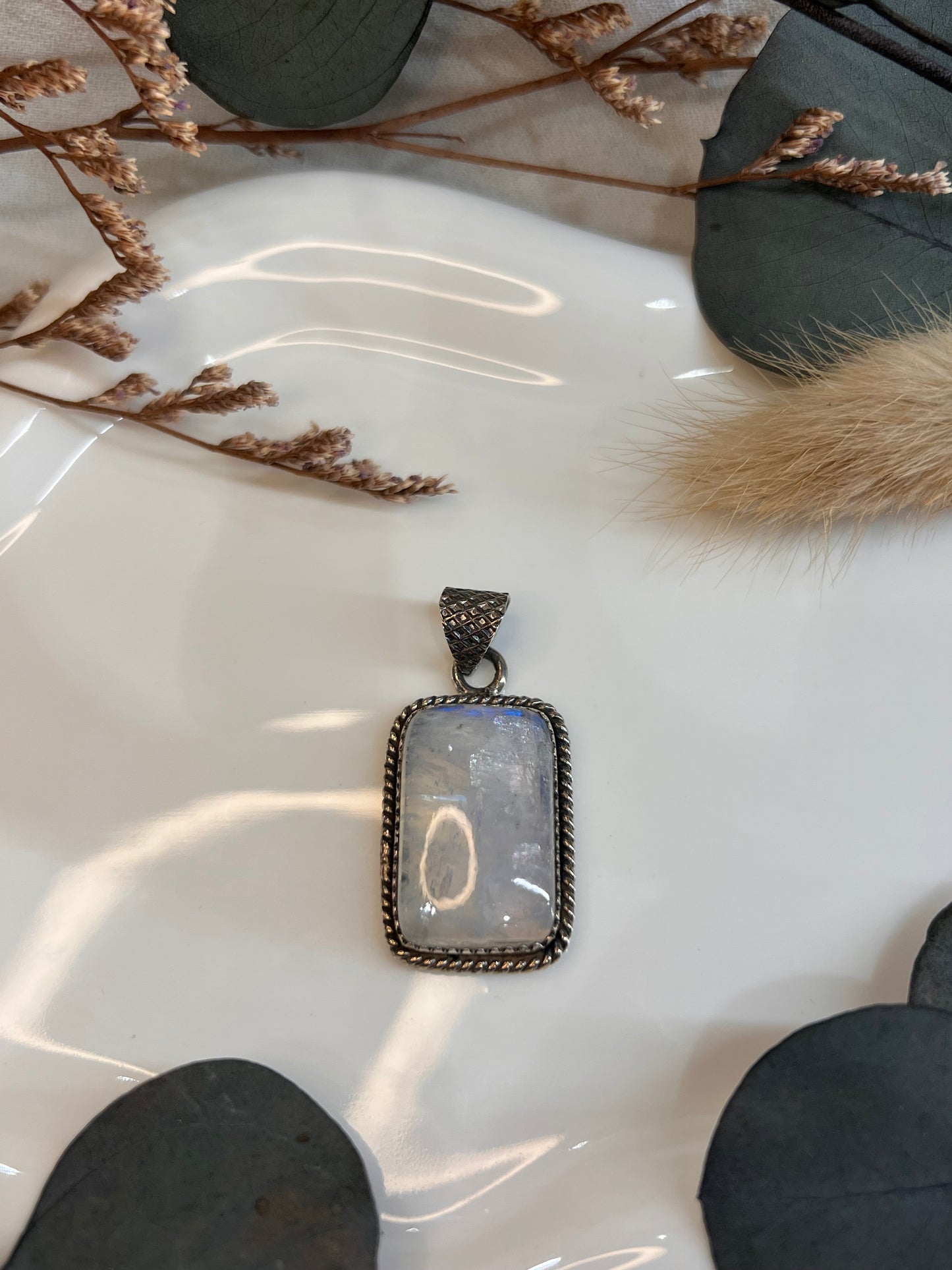 PENDENTIF PIERRE DE LUNE