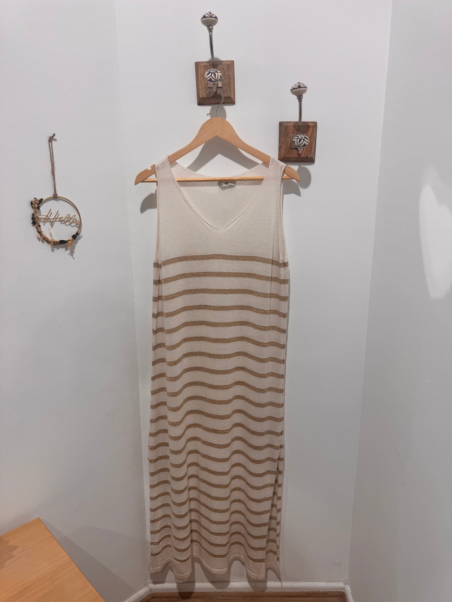 ROBE MARINIÈRE EN LUREX