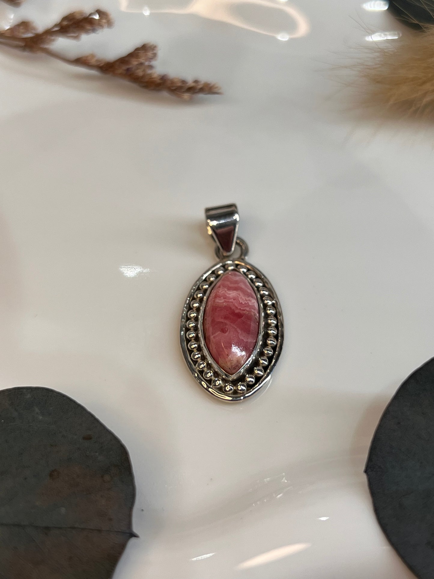PENDENTIF RHODOCROSITE