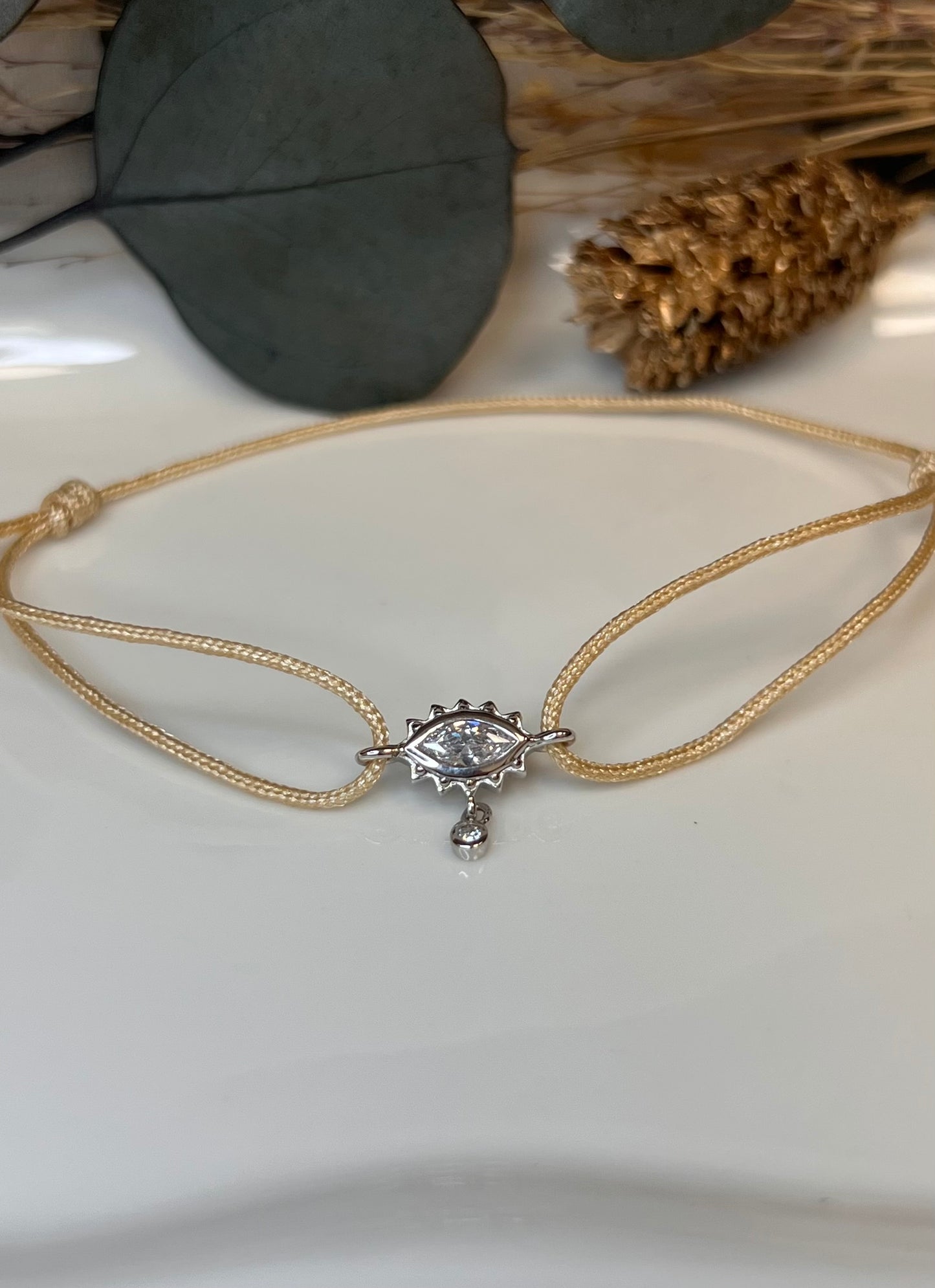 BRACELET CORDON ŒIL