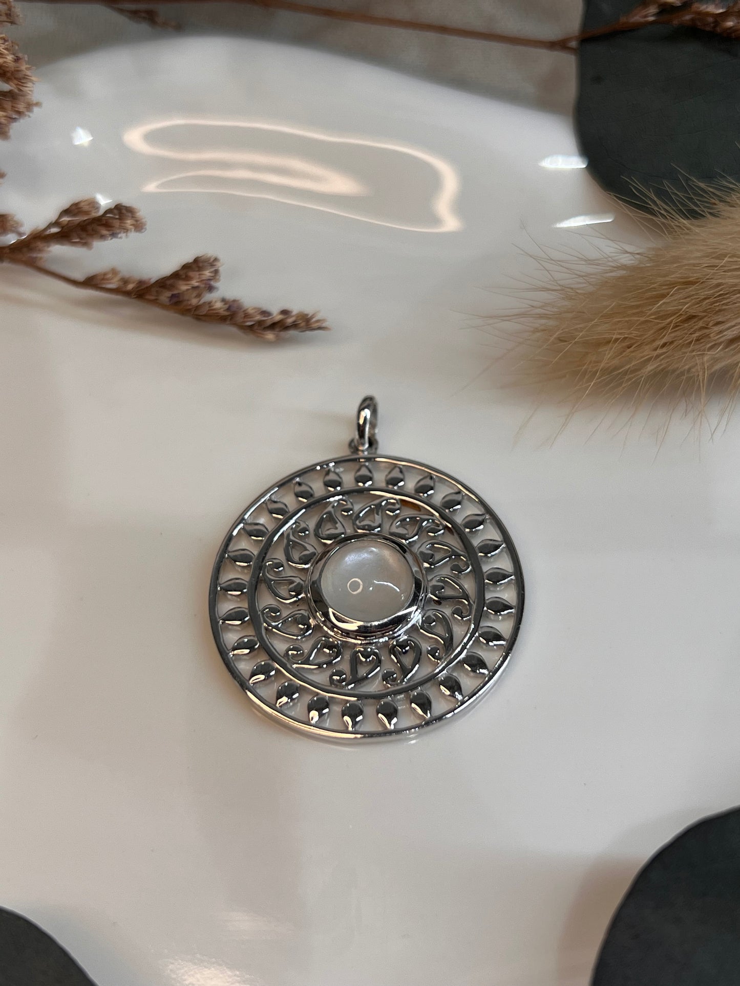PENDENTIF PIERRE DE LUNE