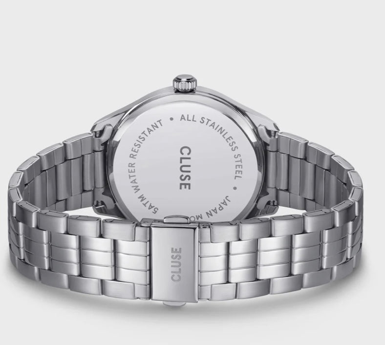 Anthéor Watch Steel Black, Silver Colour