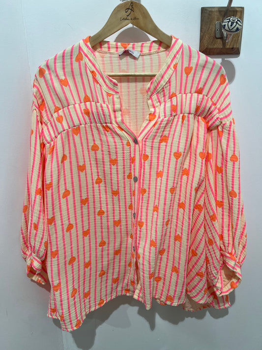 CHEMISE CŒURS