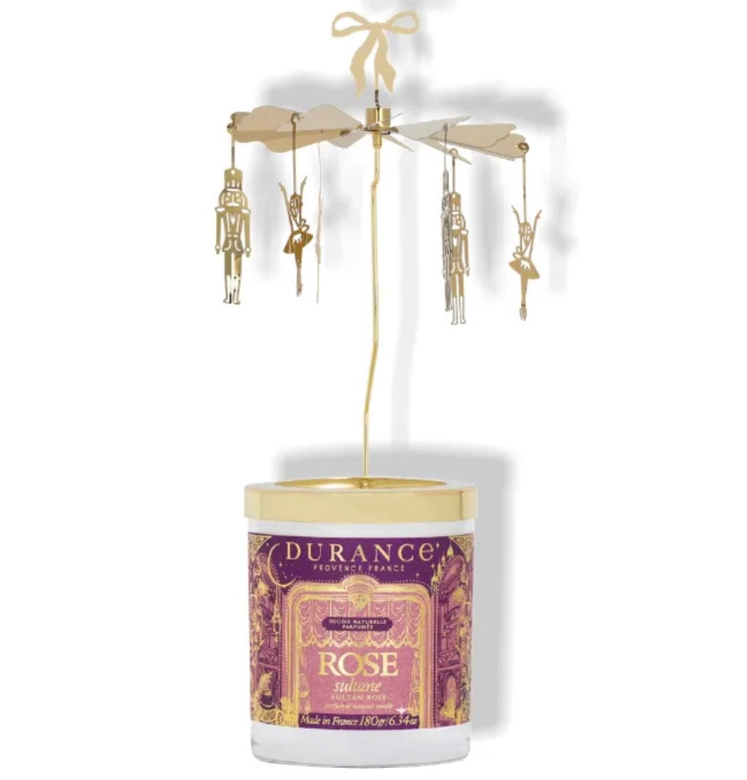 CARROUSEL BOUGIE ROSE SULTANE
