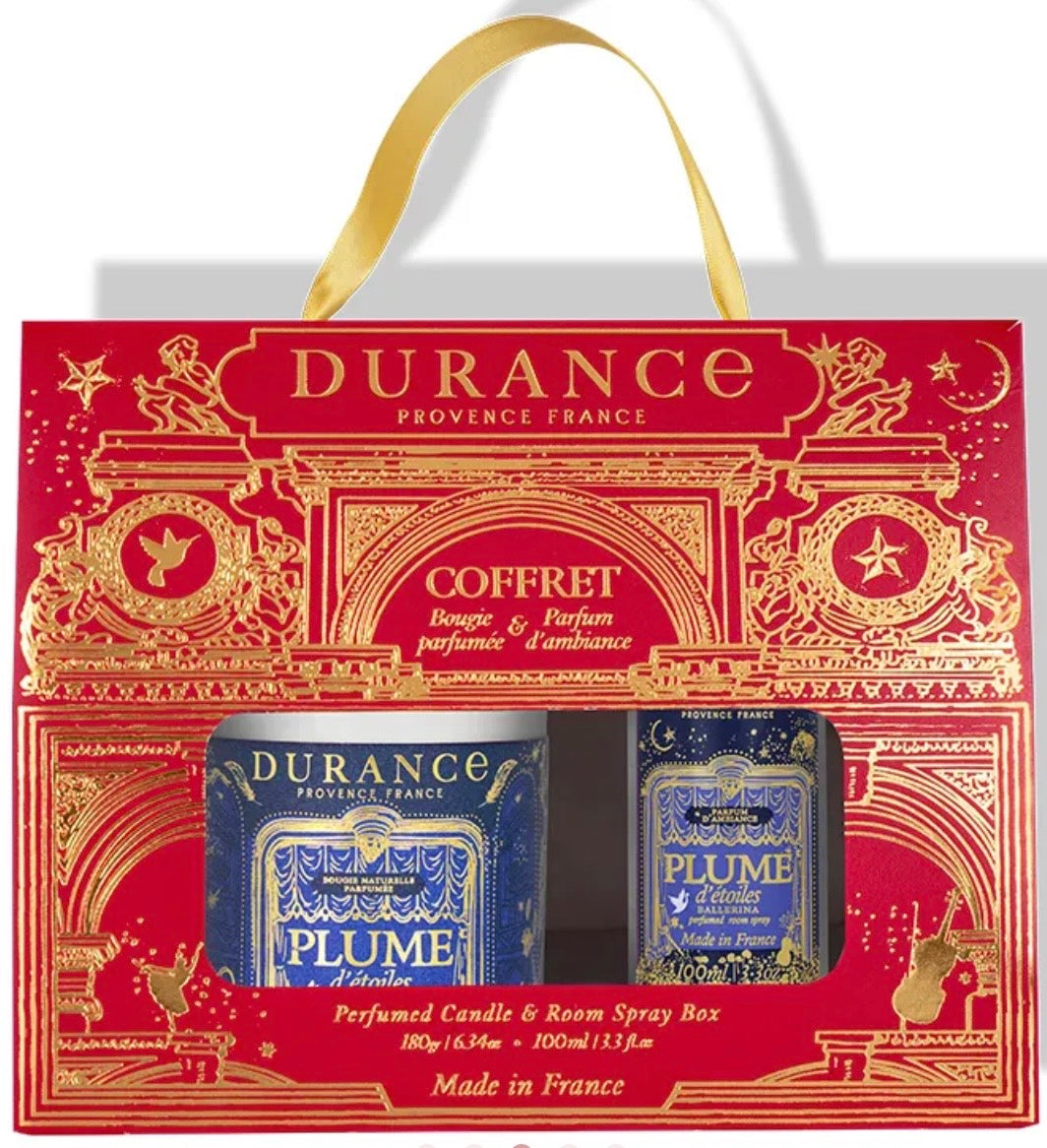 COFFRET BOUGIE ET PARFUM D’AMBIANCE PLUME D’ÉTOILE