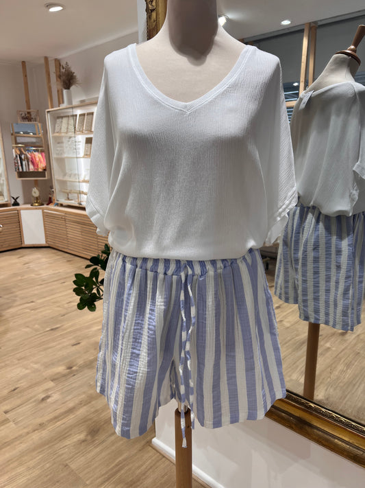 SHORT RAYÉ