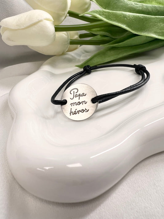 BRACELET PAPA MON HÉROS