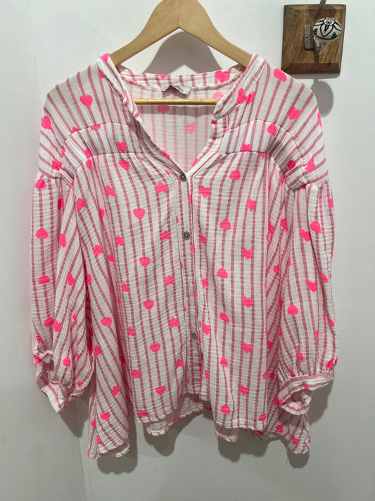 CHEMISE CŒURS