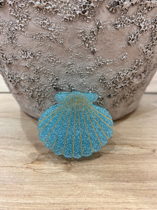 PINCE COQUILLAGE BLEUE