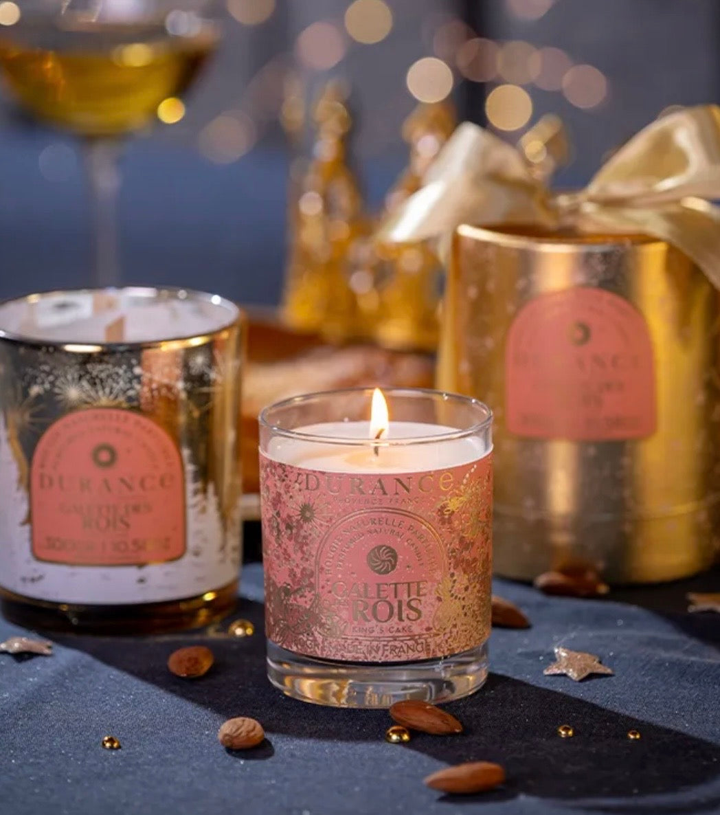 Bougie parfumée de Noël galette des rois