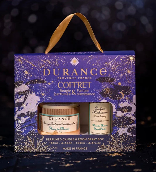 Coffret bougie et parfum d’ambiance Fleur de monoï