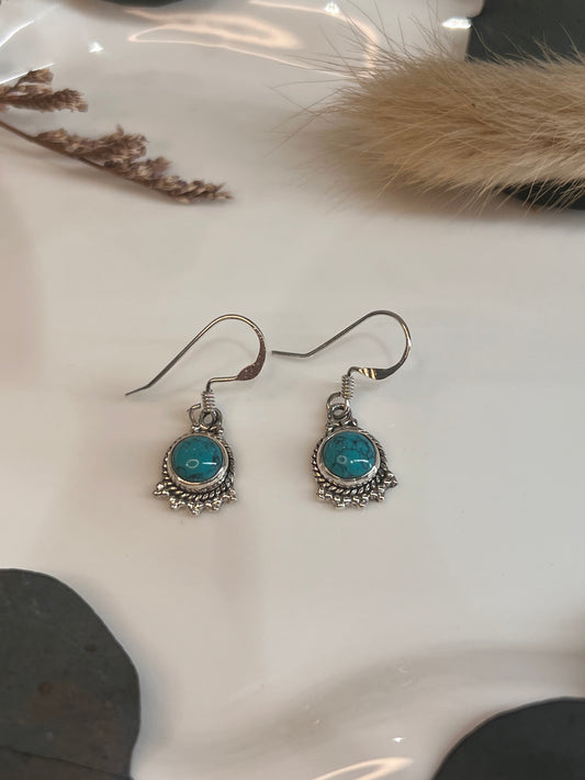 BOUCLES D’OREILLES TURQUOISE