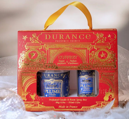 COFFRET BOUGIE ET PARFUM D’AMBIANCE PLUME D’ÉTOILE