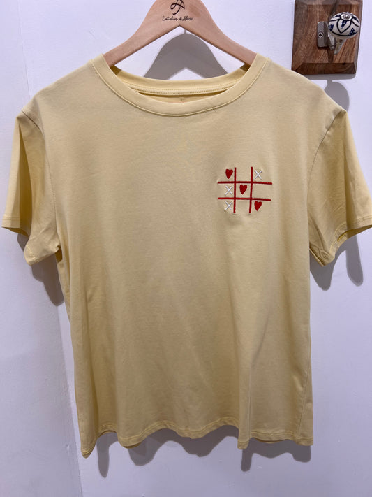T-SHIRT MORPION CŒURS