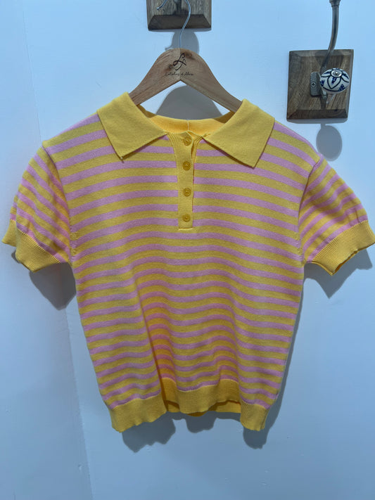 POLO MANCHES COURTES MARINIÈRE