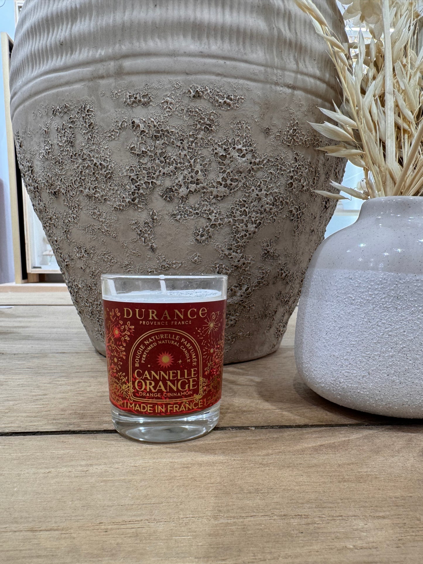 Petite bougie de Noël parfumée Cannelle-orange