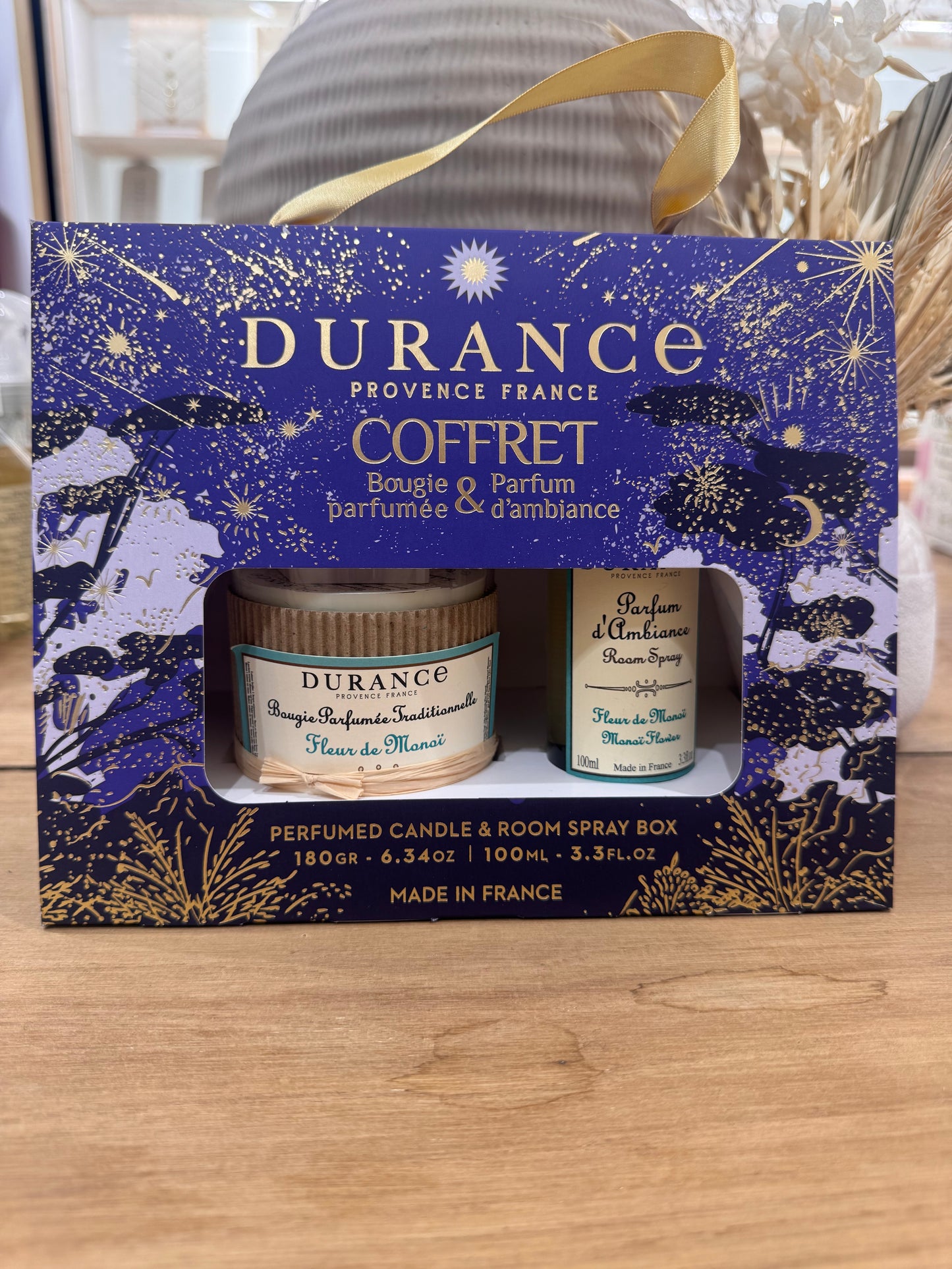 Coffret bougie et parfum d’ambiance Fleur de monoï