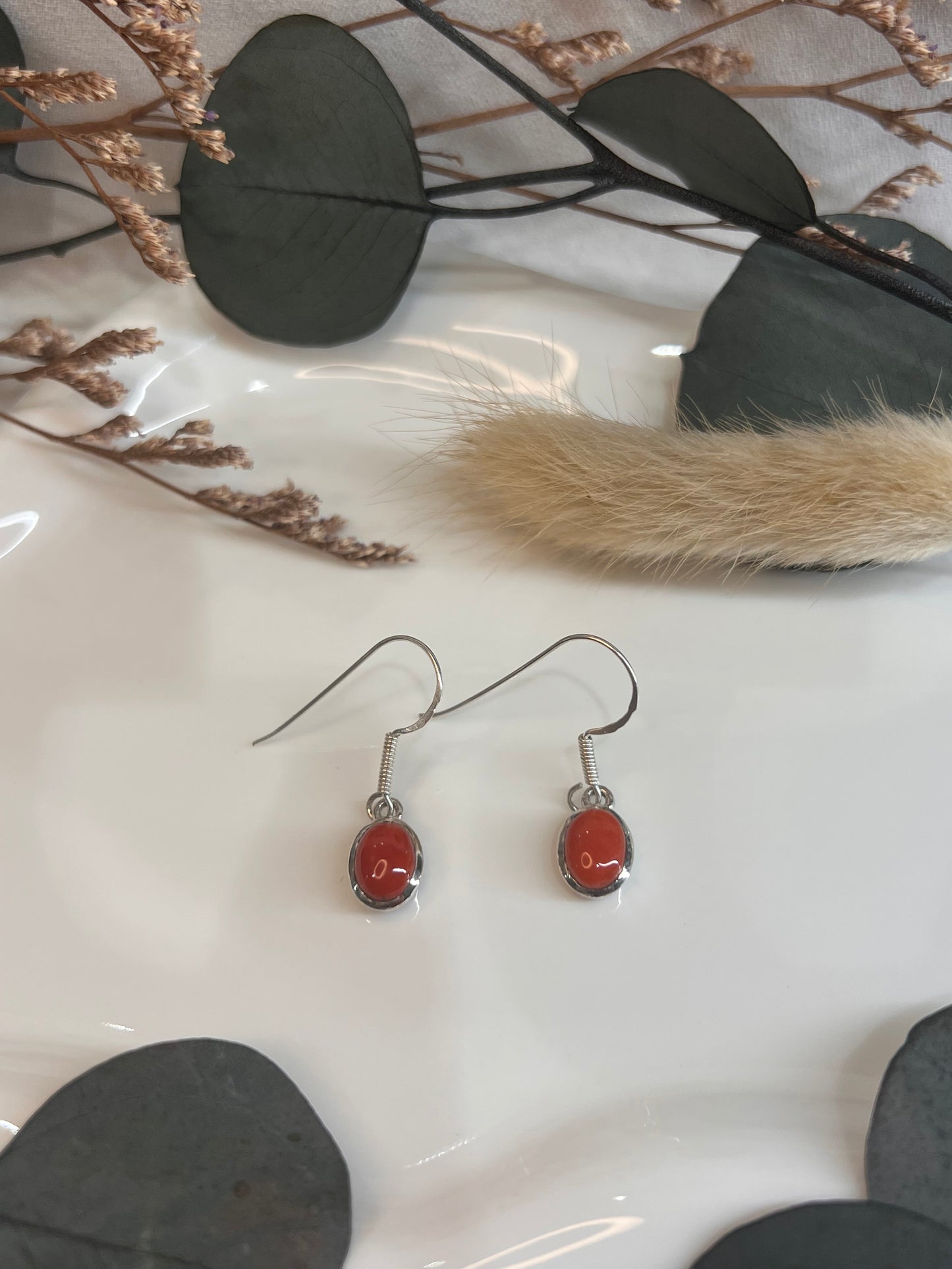 BOUCLES D’OREILLES CORAIL