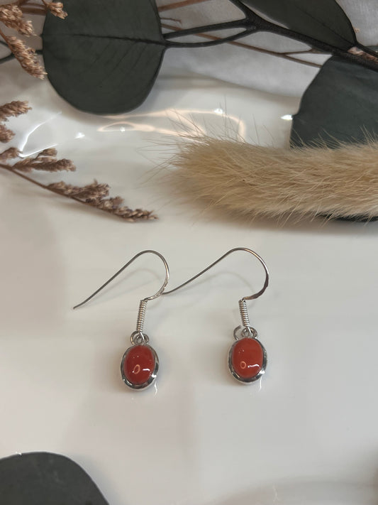 BOUCLES D’OREILLES CORAIL