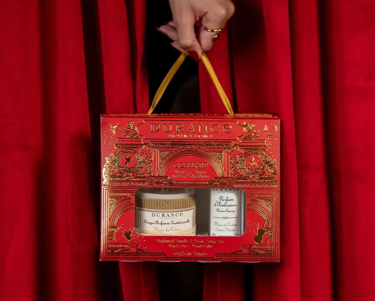 COFFRET BOUGIE ET PARFUM D’AMBIANCE FLEUR DE COTON