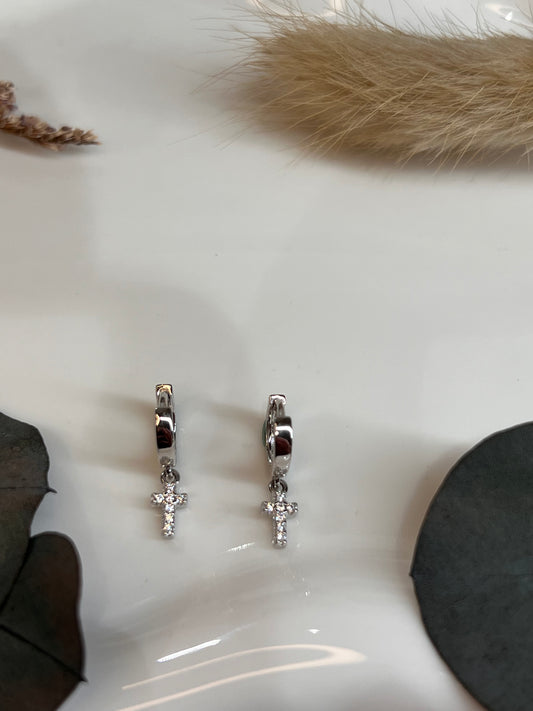 BOUCLES D’OREILLES CROIX