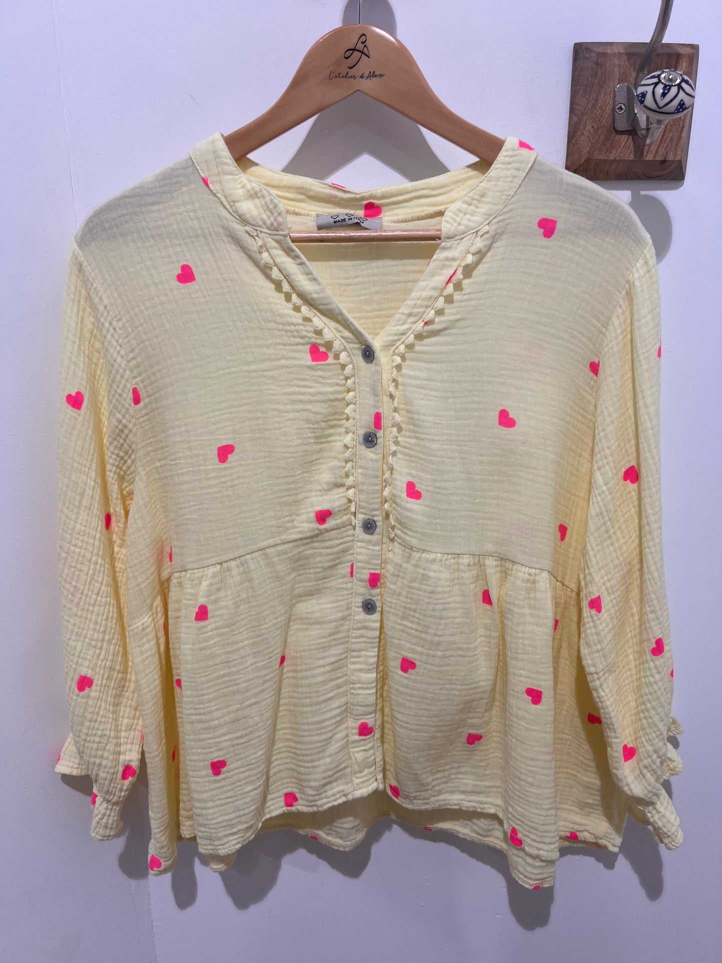 CHEMISE CŒURS