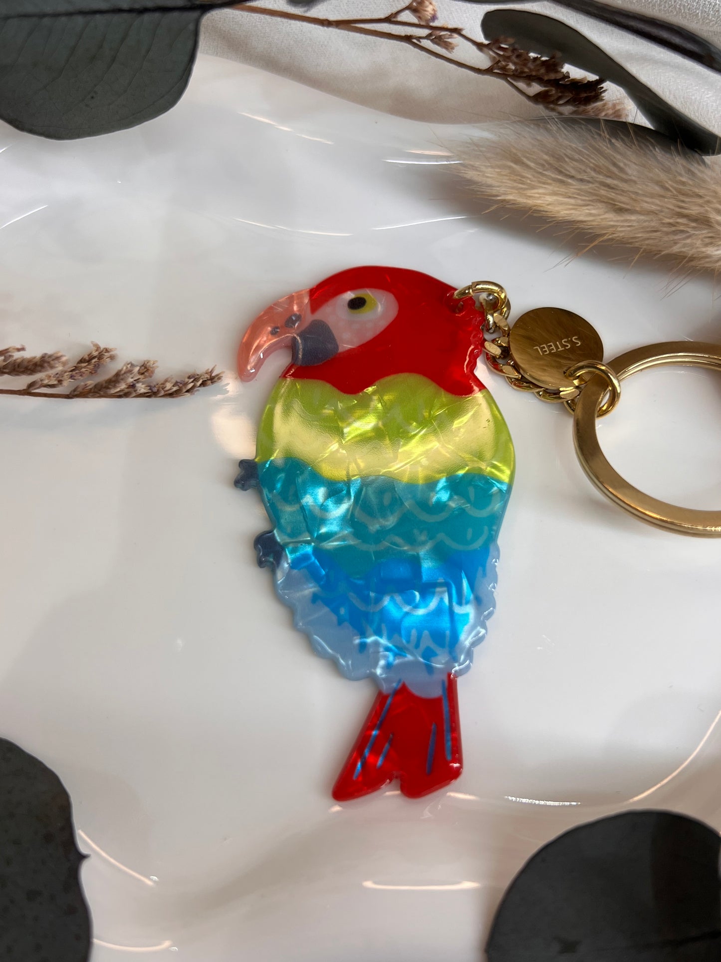 PORTE CLÉS PERROQUET