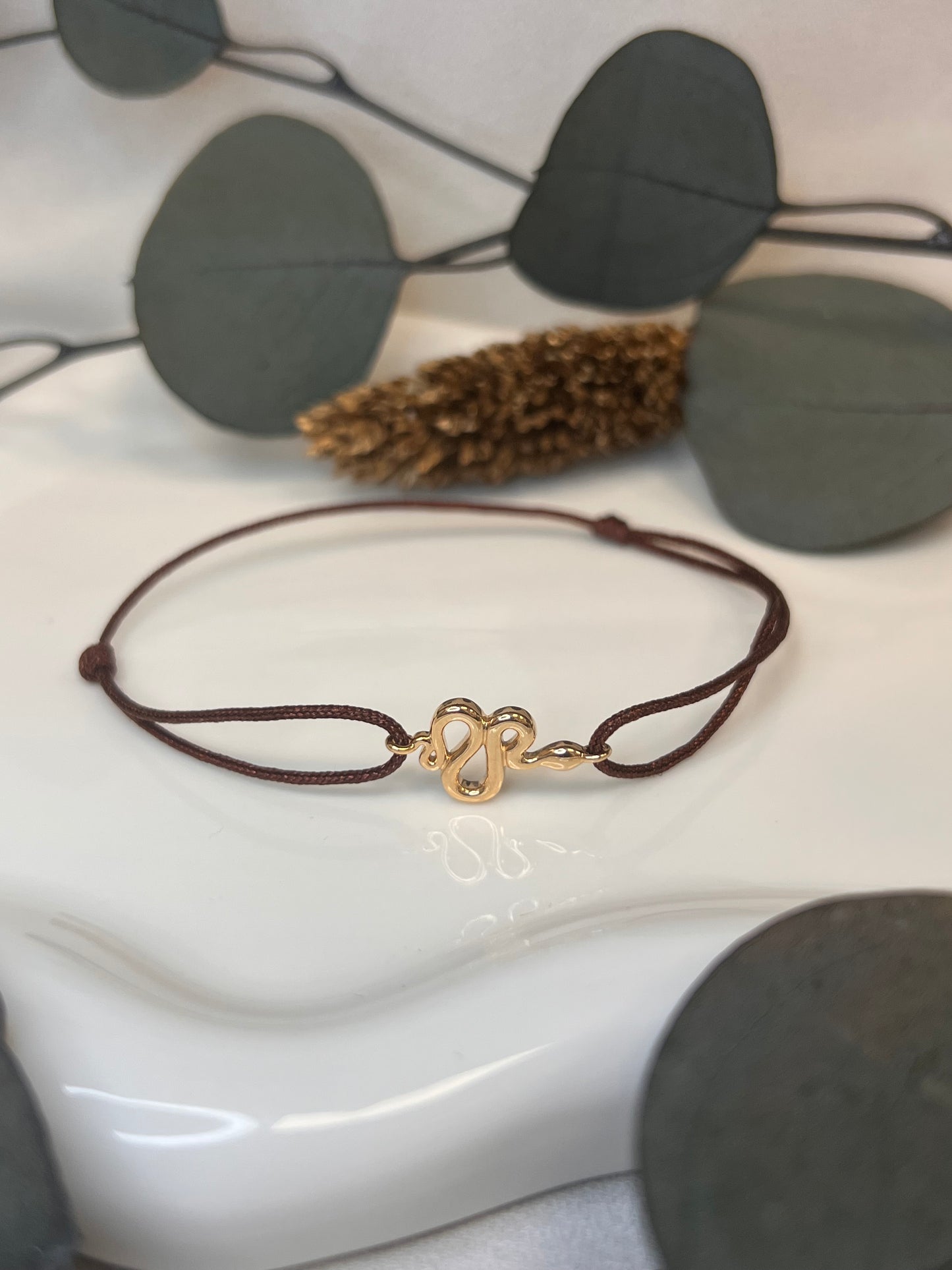 BRACELET CORDON SERPENT