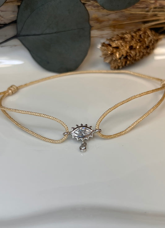 BRACELET CORDON ŒIL