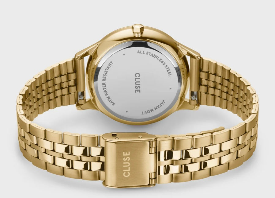 Minuit Date Watch Steel, Full Gold colour