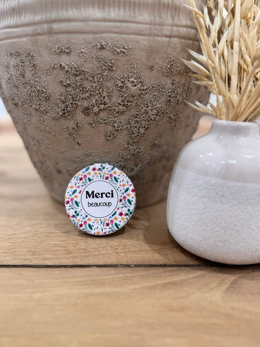 MIROIR DE POCHE MERCI BEAUCOUP