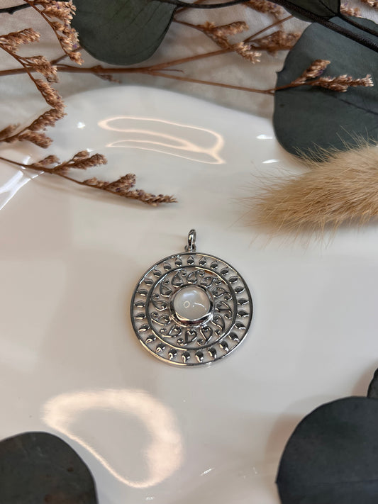 PENDENTIF PIERRE DE LUNE