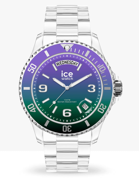 ICE clear sunset - Purple green