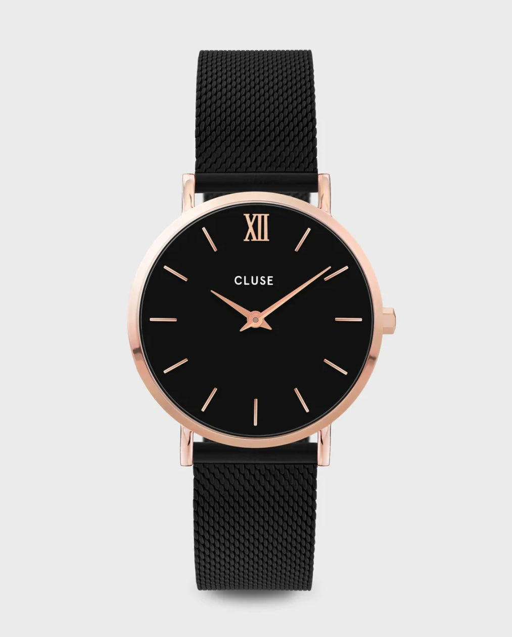 Minuit mesh black, rose gold colour