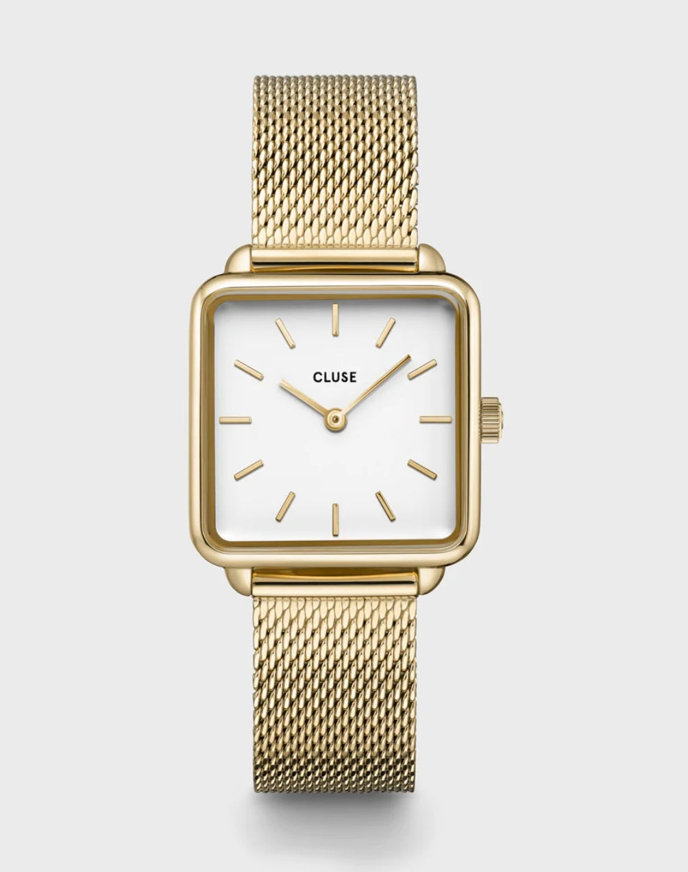 La tétragone mesh white, gold colour