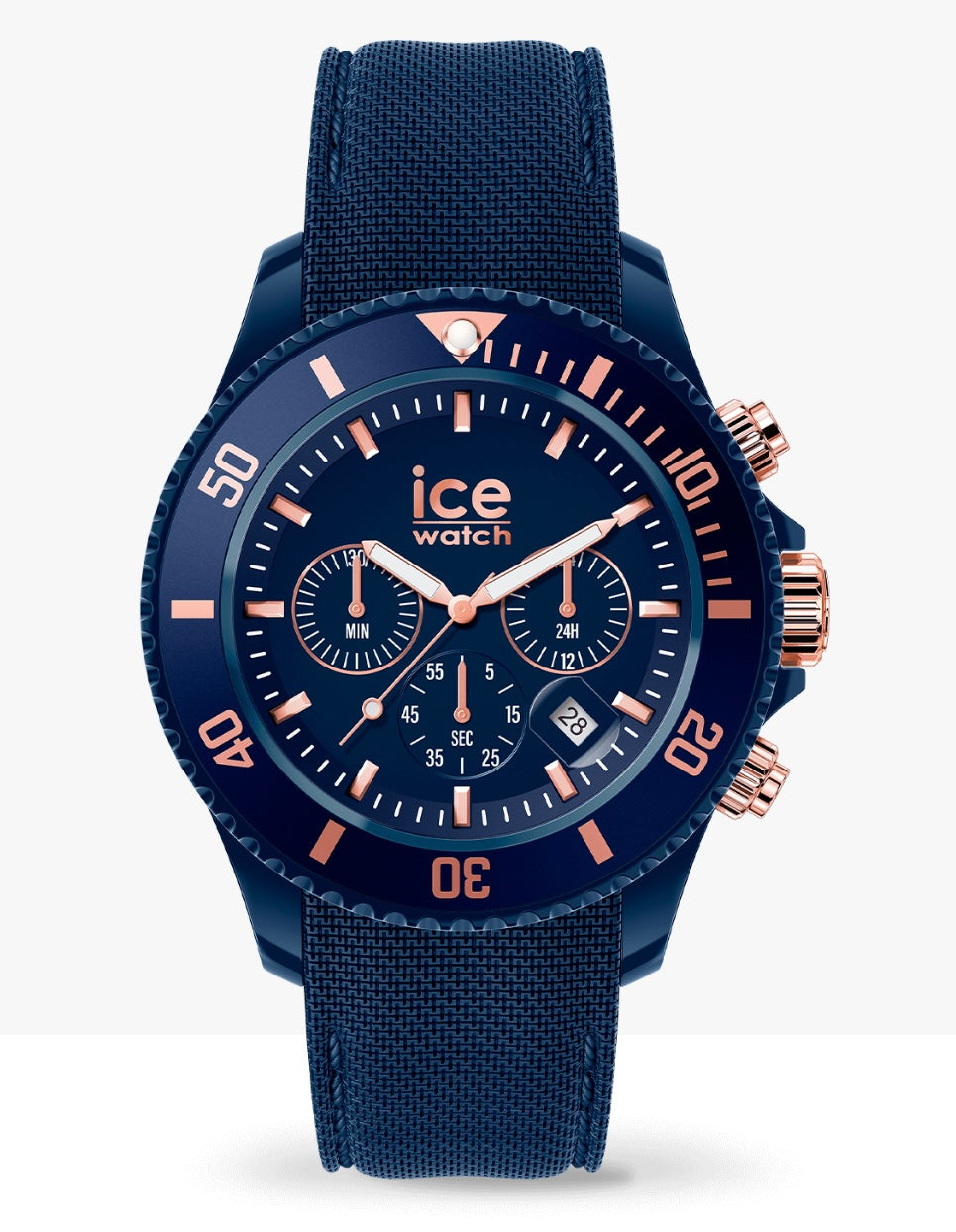 ICE chrono Blue rose-gold